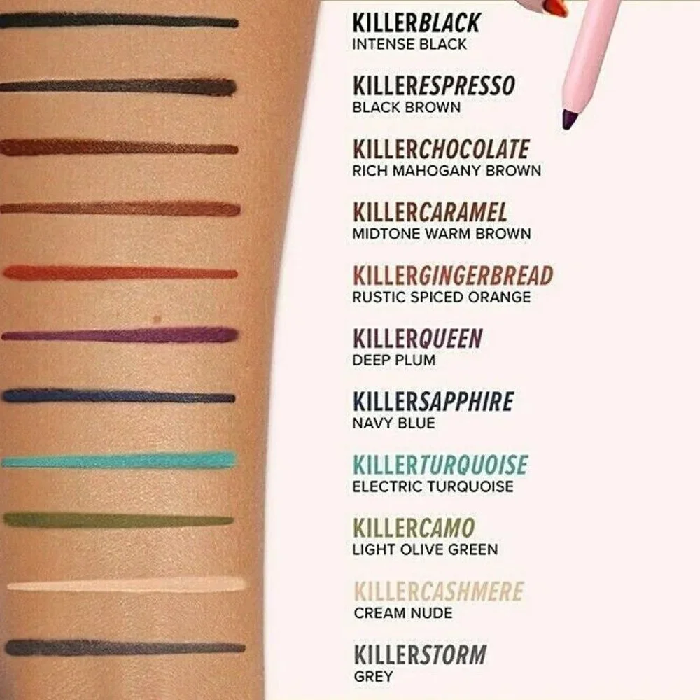 TOO FACED Killer liner longwear KILLER STORM NIB grey charcoal